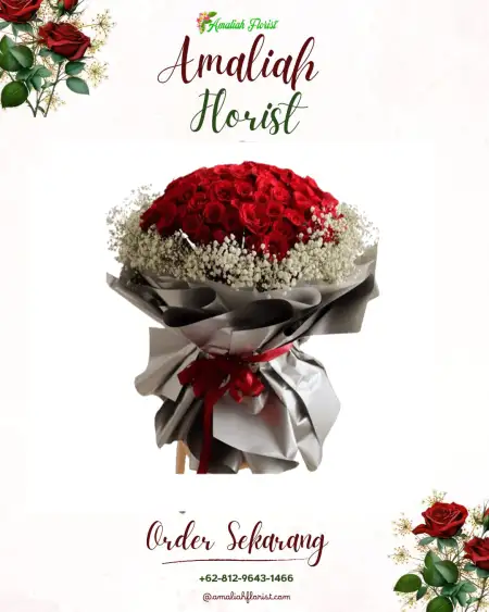 Buket Bunga Berbak