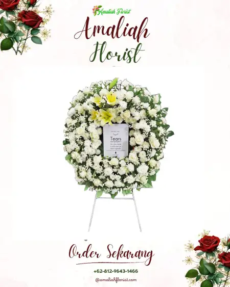 Krans Bunga Duka Berbak